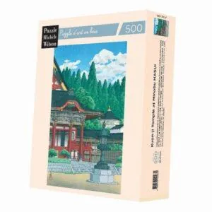 PUZZLE BOIS WILSON - H. KAWASE : LE TEMPLE KUON-JI - 500 PIECES