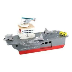 PORTE AVION MARINE NATIONALE AVEC ACCESSOIRES - VILAC