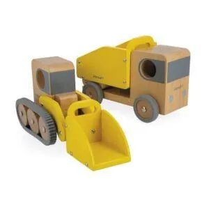 CAMION BENNE ET PELLETEUSE BOLID - JANOD