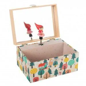 BOITE A BIJOUX MUSICALE - PETIT CHAPERON ROUGE - TROUSSELIER