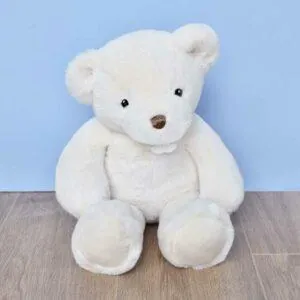 PELUCHE OURS TITOURS BLANC 50 CM - HISTOIRE D'OURS