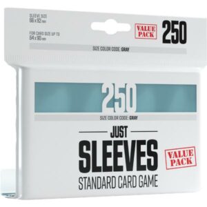 GG - 250 JUST SLEEVES - VALUE PACK CLEAR