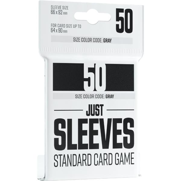 GG - 50 JUST SLEEVES - STANDARD CARD GAME BLACK