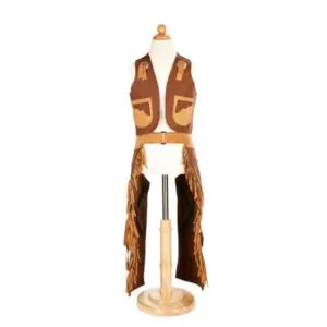 GILET ET CHAPS DE COWBOY 7/8 ANS - GREAT PRETENDERS