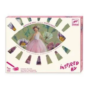 COFFRET CRAYONS DE CIRE - NATHALIE NOVI INSPIRED BY EDGAR DEGAS - BALLERINES - DJECO