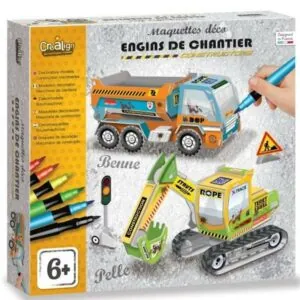 COFFRET MAQUETTES ENGINS DE CHANTIER - CREALIGN