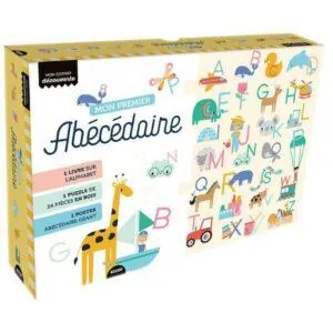 COFFRET DECOUVERTE : MON PREMIER ABECEDAIRE LIVRE + PUZZLE - AUZOU