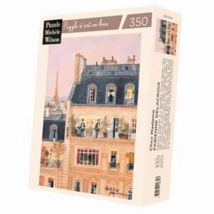 PUZZLE BOIS WILSON - F.DELACROIX : CHEZ MADAME - 350 PIECES