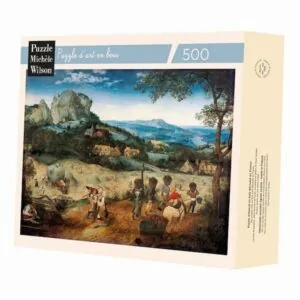 PUZZLE BOIS WILSON : P. BRUEGEL : LA FENAISON - 500 PIECES