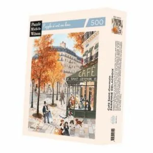 PUZZLE BOIS WILSON - F. DELACROIX : CAFE SAINT GERMAIN - 500 PIECES