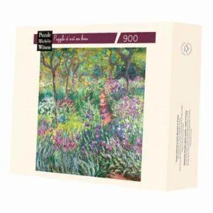 PUZZLE BOIS WILSON - C.MONET : LE JARDIN DE L ARTISTE A GIVERNY - 900 PIECES
