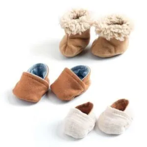 PAIRES DE CHAUSSONS POUPEE POMEA - DJECO