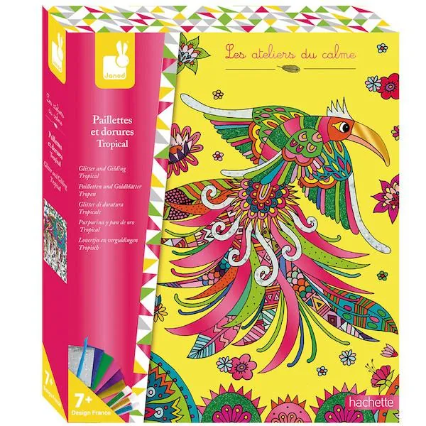 COFFRET PAILLETTES ET DORURES TROPICAL - JANOD