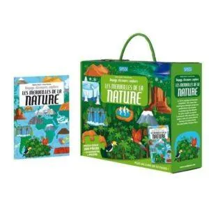 COFFRET SASSI - VOYAGE DECOUVRE EXPLORE : LES MERVEILLES DE LA NATURE LIVRE + PUZZLE 200 PIECES