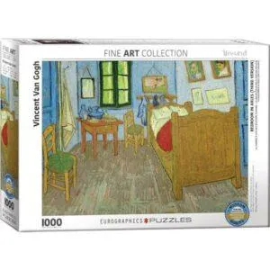 PUZZLE EUROGRAPHICS - BEAUX ARTS - V. VAN GOGH : LA CHAMBRE A COUCHER 3EME VERSION - 1000 PIECES