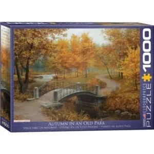 PUZZLE EUROGRAPHICS - E. LUSHPIN : VIEUX PARC EN AUTOMNE - 1000 PIECES