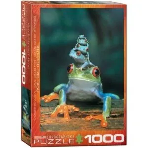 PUZZLE EUROGRAPHICS : GRENOUILLES AUX YEUX ROUGES - 1000 PIECES