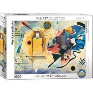 PUZZLE EUROGRAPHICS - BEAUX ARTS - W. KANDINSKY : JAUNE ROUGE BLEU - 1000 PIECES