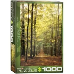 PUZZLE EUROGRAPHICS : CHEMIN FORESTIER - 1000 PIECES