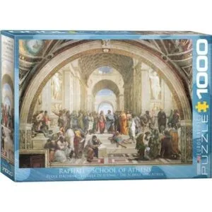PUZZLE EUROGRAPHICS - RAPHAEL : L'ECOLE D'ATHENES - 1000 PIECES