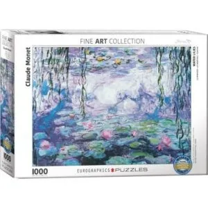 PUZZLE EUROGRAPHICS - BEAUX ARTS - C. MONET : LES NYMPHEAS - 1000 PIECES