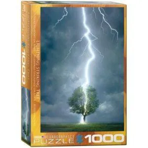 PUZZLE EUROGRAPHICS : FOUDRE FRAPPANT UN ARBRE - 1000 PIECES