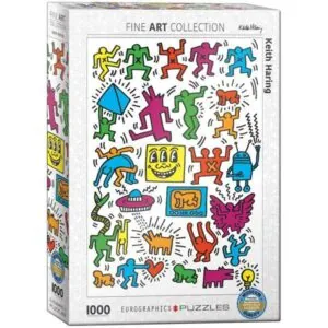 PUZZLE EUROGRAPHICS - BEAUX ARTS - K. HARING : COLLAGE - 1000 PIECES