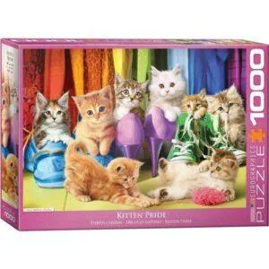 PUZZLE EUROGRAPHICS - A. FARLEY : FIERTE DE CHATON - 1000 PIECES