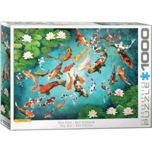 PUZZLE EUROGRAPHICS - G. BORELLI : CARPE KOI - 1000 PIECES