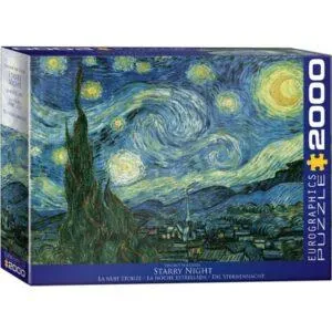 PUZZLE EUROGRAPHICS - V. VAN GOGH : LA NUIT ETOILEE - 2000 PIECES