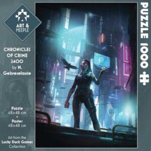 ART&MEEPLE – Puzzle 1000 pièces 68x48cm Chronicles of Crime 2400