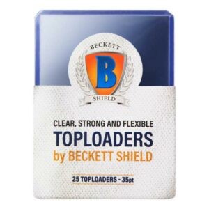 BECKETT SHIELD - 25 TOPLOADER 35PT REGULAR CLEAR