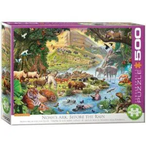 PUZZLE EUROGRAPHICS : ARCHE DE NOE AVANT LA PLUIE - 500 PIECES