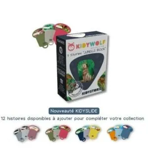 KIDYSTORIES RECHARGE POUR PROJECTEUR KIDYSLIDE : LIVRE DE LA JUNGLE - KIDYWOLF
