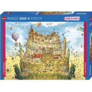 PUZZLE HEYE - THAT'S LIFE - M. DEGANO : TOUT EN HAUT - 2000 PIECES