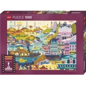PUZZLE HEYE - MOVIE MASTERS - A. CLERISSE : FILMS DE WES ANDERSON - 1000 PIECES