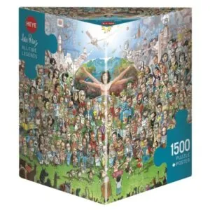 PUZZLE HEYE - CARTOON - H. PRADES : LEGENDES DE TOUS LES TEMPS  - 1500 PIECES