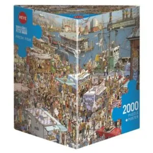 PUZZLE HEYE CARTOON - GOBEL ET KNORR : POISSON FRAIS - 2000 PIECES