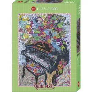 PUZZLE HEYE - QUILT ART : SEWN PIANO - 1000 PIECES