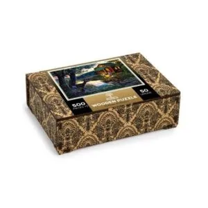 PUZZLE WOODEN CITY : SOIREE DANS LA MAISON AU BORD DU LAC - 505 PIECES