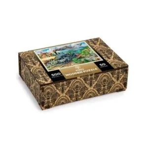PUZZLE WOODEN CITY : CHEMIN DE FER - 505 PIECES
