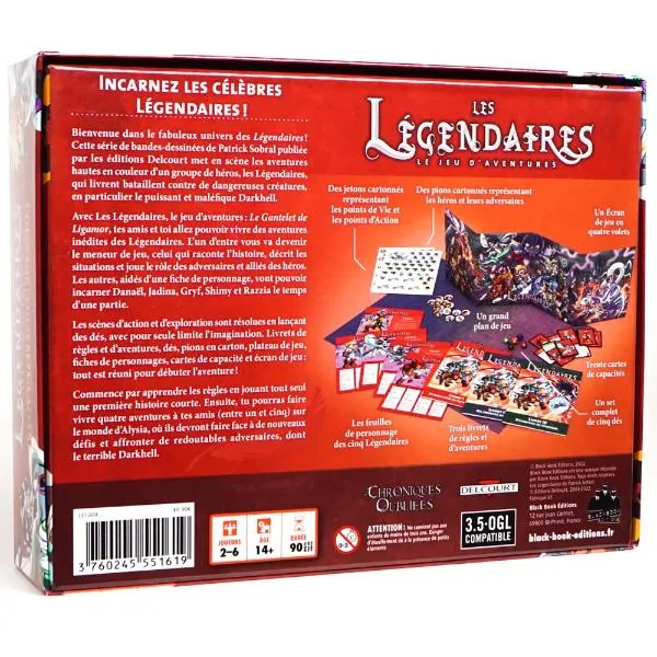 LES LÉGENDAIRES - LE JEU D'AVENTURES