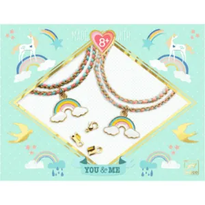 BIJOUX DUO KHUMIHIMO ARC EN CIEL - DJECO