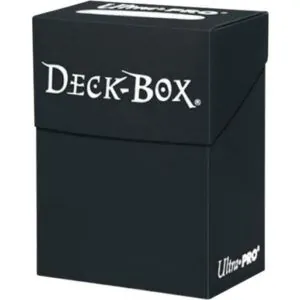 ULTRA PRO - DECK BOX 75 CARTES NOIR NACRÉ