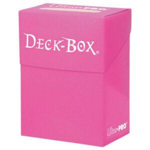 ULTRA PRO - DECK BOX 75 CARTES ROSE VIF