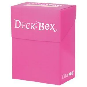 ULTRA PRO - DECK BOX 75 CARTES ROSE VIF