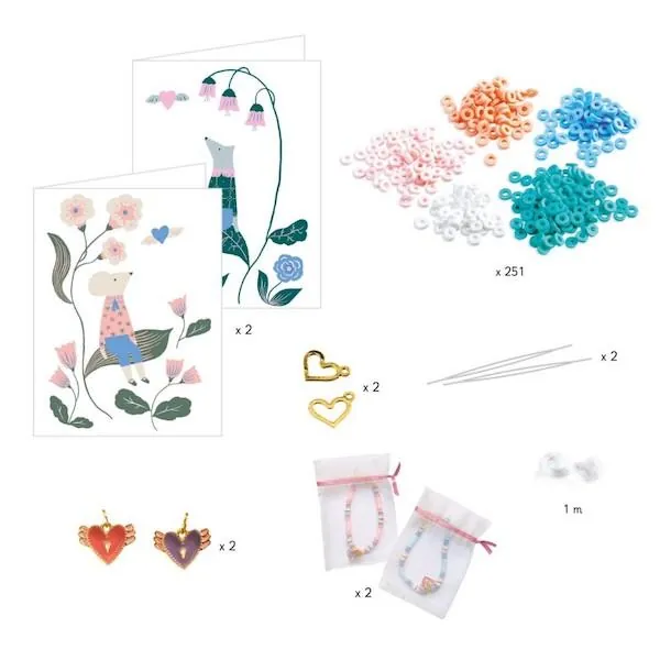 BIJOUX DUO HEISHI COEURS - DJECO – Image 3