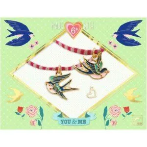 BIJOUX DUO RUBANS OISEAUX - DJECO