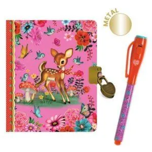 PETIT CARNET SECRET FIONA AVEC FEUTRE MAGIQUE - DJECO