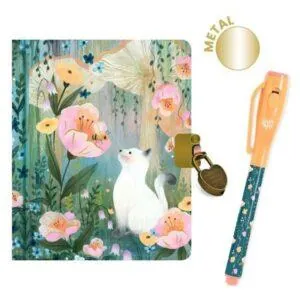 PETIT CARNET SECRET KENDRA AVEC FEUTRE MAGIQUE - DJECO